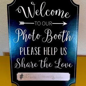 Hashtag for Photo booth